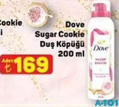 DOVE SUGAR COOKİE DUŞ KÖPÜĞÜ 200 ML fiyat ve kampanya bilgisi